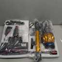 Cordless Vacuum Cleaner, 650W/55KPA, 70 Mins Runtime Self-Standing Stick Vacuum, Vacuum Cleaners for Home with Anti-Tangle Brush, Smart Display, 1.8L Cup Vacuum for Pet Hair/Carpet/Floor (Gold)