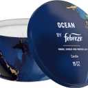 Febreze Scented Candle, Ocean Scent, 11 oz 4 Wick Candle, Single Pack
