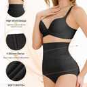 Tummy Control for Women Seamless High Waist Body Shaper (Black)