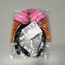 Veemoon 2pcs Ice Cream Headbands for Women Cute Cosplay Hair Accessories for Halloween Parties Fun Dessert-themed Headpieces for Daily Wear and Events