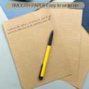 Tuhangcc Premium Velvet-Touch Stationery Set with Unique Design Colors - Best Paper and Elegant 4x6 Envelopes (24 Writing Sheets + 12 Envelopes) for Love Letters and Party Invitations (Lake Blue)