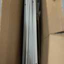 SUPERJARE Console Table with Outlet, 63 Inch Sofa Table with Charging Station, Narrow Entryway Table, Skinny Hallway Table, Behind Couch Table, for Living Room, Plants, White (7.9"D x 63"W x 31.5"H)