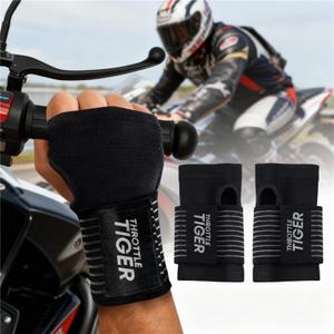 Motorcycle Wrist Brace Adjustable Wrist Wraps for Bikers, Wrist Support Reduces Hand Pain and Absorbs Vibration, Enhancing Comfort and Stability (Large)