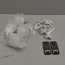 Rechargeable Light Bulb with Remote and Timer for Sconce and Lamp, Battery Backup Night Light, E26 Detachable Charging, Magnetic Base, 3 Lighting Colors, Dimmer, 7W, Lanyard Included, 4 Pack