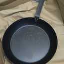 Merten & Storck Pre-Seasoned Carbon Steel 12 Frying Pan Skillet, Use on Induction, Stove and Grill, Durable, Even-Heating, for Searing, Grilling, Oven Use, and Campfire, Indoor/Outdoor