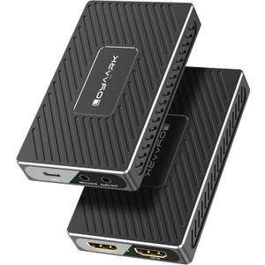 4K HDMI Capture Card for Streaming & Recording, USB 3.0 Video Capture Device Compatible with PS5, Xbox, Nintendo Switch, OBS, Twitch, YouTube