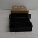 Tea Holder for Tea Bags Organizer - Black Bamboo Tea Organizer for Tea Bags 3-Tier Stackable Wall Mount Large Capacity Tea Storage Box to Pantry Countertop Kitchen Office