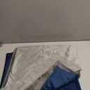 Softalker Throw Pillow Covers Set of 4, Velvet Soft Solid Colors Pillow Covers 18x18 Inch, Decorative Cushion Pillow Case for Couch Sofa Bedroom Living Room(Gray/Blue)