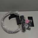 Ryuwanku Bathroom Faucet Matte Black Modern Waterfall Bathroom Sink Faucet with Single Handle Suitable for 1 or 3 Holes,Supply Deck Plate and Hose