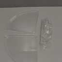 Yieach Clear Acrylic Bathroom Corner Shelf, 2 Tier Bathroom Counter Organizers and Storage Tray for Makeup,Perfume,Skincare Organizer Shelf & Vanity Storage for Bedroom and Spice Racks for Kitchen