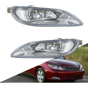 2-Pack Fog Lights Assembly Fog Lamps Replacement for Corolla 2005-2008, Replacement for Camry 2002-2004, Replacement for Solara 2002-2003