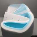 FoamTouch 2x24x72GMF11 matresses, 2" x 24" x 72", Turquoise on White