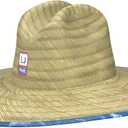 HUK Unisex Kid's Straw, Wide Brim Fishing & Beach Hat