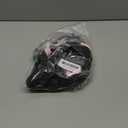 SHENHE Women's Crochet Shrug Bow Sweater Y2k Hollow Out Bell Sleeve Cropped Top (Black)