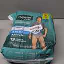 Depend Fresh Protection Adult Diapers, Incontinence Underwear for Men, Disposable, Maximum, Small/Medium, Grey, 19 Count