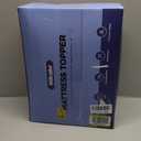 3 Inch Ultra-Fluffy Memory Foam Mattress Topper King for Back Pain, Extra Soft Pillow Top King Mattress Topper with 4X Support, Mattress Pad with Breathable Air Mesh Sides, 6-21'' Deep Pocket