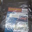 GUARD SHIELD Tarps Heavy Duty Waterproof 20x30 Feet Brown/Bright Silver Poly Tarp Cover Outdoor Thick UV Resistant Tarpaulin with Grommets 10mil