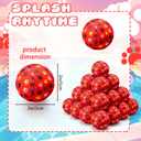 24 Pack Dog Paw Pool Party Favors 2 Inch Water Balls for Pool Paw Print Absorbent Water Ball Toys for Kids Outdoor Game Activities