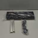 Adjustable Mobile CPU Stand, Ventilated Computer Tower Stand with 4 Caster Wheels Fits Most PC Tower, Under Desk CPU Holder PC Floor Cart Computer Riser for Students and Gamers (Black)