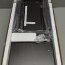 SORCEDAS Bookshelf Geometric Bookcase S Shaped Industrial Bookshelf Storage Display Stand Shelf for Living Room Bedroom and Office Room (Black, 4 Tier)