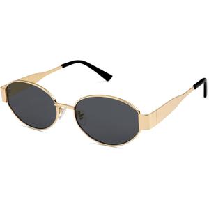 SOJOS Retro Oval Sunglasses for Women Trendy Sun Glasses Classic Shades UV400 Protection SJ1217