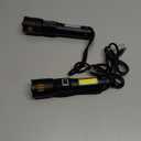 AYL Rechargeable Flashlights 2 Pack, Super Bright High Lumens Flash Light, 6 Modes Zoomable Linternas with LCD Display, High Powered Handheld LED Flashlights for Home, Emergencies, Camping