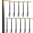 SUNVIE 5W Anti-Glare Low Voltage Pathway Lights Wired 12-24V LED Landscape Path Lights 3000K Cast-Aluminum Waterproof Outdoor Landscape Lighting with Connectors for Walkway Yard Garden, 12 Pack (Soft White(3000K))