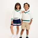 Gymboree Boys' and Toddler Long Sleeve V-Neck Pullover Sweater, 7