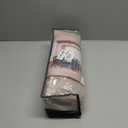 Pinch Pleated Linen 102 Inch Curtains 60 Inch Width for Living Room Divider Light Filtering Semi Sheer Burlywood Taupe Extra Wide Patio Curtains for Sliding Door Floor Ceiling Picture Window 60x102