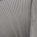 Redi Shade No Tools Original Arch Light Blocking Pleated Fabric Shade White, 72" W x 36" H
