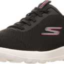 Skechers Performance Go Walk Joy-Ecstatic Women's Sneaker (8, Black/White)