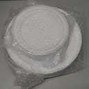 FOCUSLINE Silver Plastic Plates Set of 60, Disposable Plastic Party Plates with Silver Rim 30 Dinner Plates 10" and 30 Salad Dessert Appetizer Plates 7", Elegant Fancy Heavy Duty Wedding Party Plates