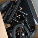 Economy Knee Scooter Steerable Knee Walker for Foot Injuries Compact Crutch Alternative with Dual Braking System (Black)