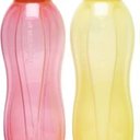 Tupperware Aqua-Safe Plastic Water Bottle, Set of 2(1 Litre Each)