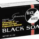 Black and White Black Soap, 6.1 oz (Pack of 5)