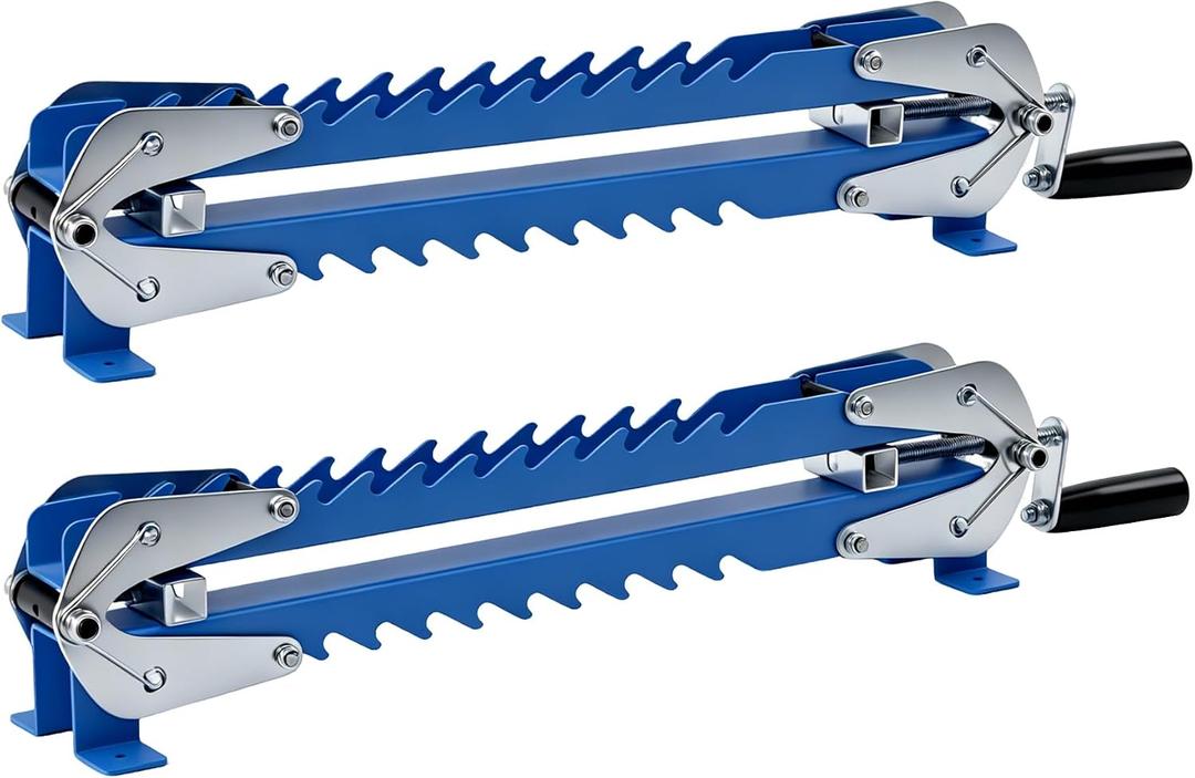 Upgraded 19 In Panel Clamps 2 Pack, 4 Way pressure steel parallel clamps