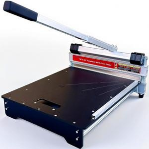 18" Heavy Duty Pro Laminate & Vinyl Floor Cutter, Professional Grade, Versatile, Strong, Full cuts up to 18" Wide and 11/16" (17mm) Thick and Watch The Demo!