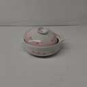 JapanBargain, Clay Pot for Cooking Japanese Donabe Hot Pot Casserole Korean Earthenware Pot with Lid, Sakura Pattern, 7-inch, Serving 1-2 People (No.06)