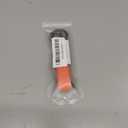 Orange Keychain, Leather Key Chain, Decorative Car Key Holder, Anti-lost D-ring, Keychain for Women and Men