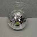Alytimes Mirror Disco Ball - 8-Inch Cool and Fun Silver Hanging Party Disco Ball Big Party Decorations, Party Design