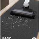 Color&Geometry Kitchen Rugs and Mats Non Slip Washable, Absorbent Woven Kitchen Runner Rug Easy to Clean Kitchen Floor Mats for in Front of Sink, Laundry Room, Hallway, 17”x71”, Dark Grey