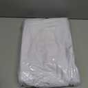 Preboun 6 Pack Spandex Round Tablecloths - 48 Inch Wrinkle Free Stretchy Table Clothes with Skirt for Party Wedding Home Decoration (White)