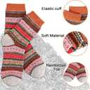Heatuff Women's Winter Wool Socks Warm Soft Full Cushion Crew Socks (5 Pairs)