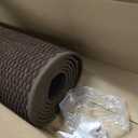 Sunfly 2x8 Runner Rug with Non Slip Rubber Backing Brown