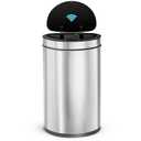 Home Zone Living 13 Gallon Motion Sensor Trash Can with Automatic Lid