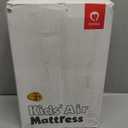 QPAU Inflatable Toddler Travel Bed with 3-Sided Safety Bumpers, Extra Large Kids Air Mattress, Includes Detachable Mattress, Portable for Camping, Travel, Home Use (Grey)