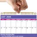 4 x 2026-2027 Wall Calendar  Run Now to Jun 2027, 18 Monthly Calendar 2026-2027, 8.5 x 11 In, Small Calendar 2026 Vertical, Ruled Blocks, Thick Paper, Holidays, To-do  Notes, Great for Planning