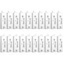 Window Latch Locks Window Parts and Hardware Tilt Latch Plastic Construction, Spring Loaded, 2 Inch Hole Center Spacing Sliding Lock Replacement(20 Pieces)