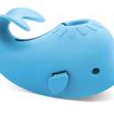 Baby Bathtub Faucet Cover, Baby Safety Protection Silicone Toys, Bath Spout Cover Baby Bathtub, Faucet Cover Baby Bathtub Silicone Whale for Kids, Toddler, Infant, Gifts for Children (Azure)