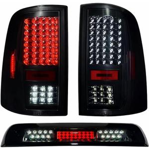 All-in-One LED Tail Light + 3rd Third Brake Cargo Lamp for Dodge Ram 1500 2009-2018, for Dodge Ram 2500 & 3500 2010-2018Only fit Factory Halogen Model NOT fit LED version